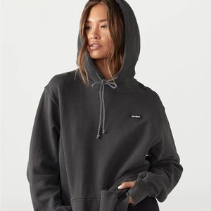 LIKE NEW Joah Brown Empire Pullover Hoodie Sweatshirt Washed Black One Size